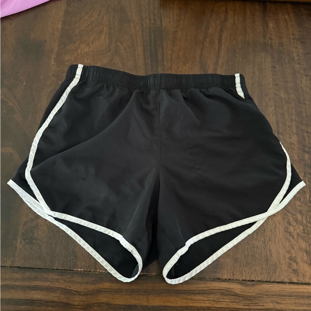 Nike Kids Black and White Shorts